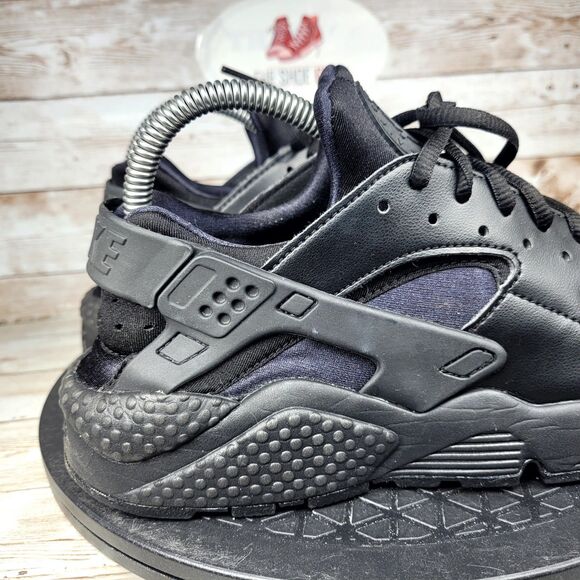 Nike Air Huarache Women's Size 9 Triple Black Athletic Shoes - Picture 2 of 12